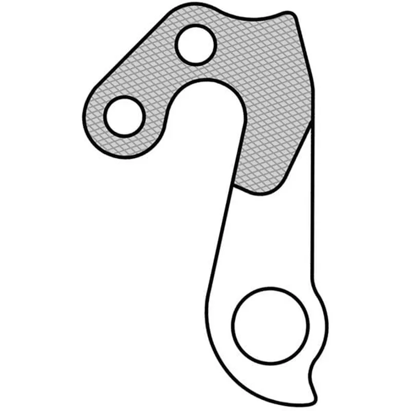 M Part Gear Hanger Cervelo Eddy Merckx in Silver-3