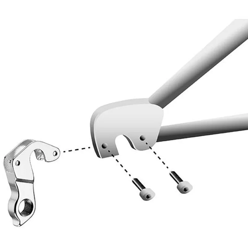 M Part Gear Hanger Cannondale in Silver-2