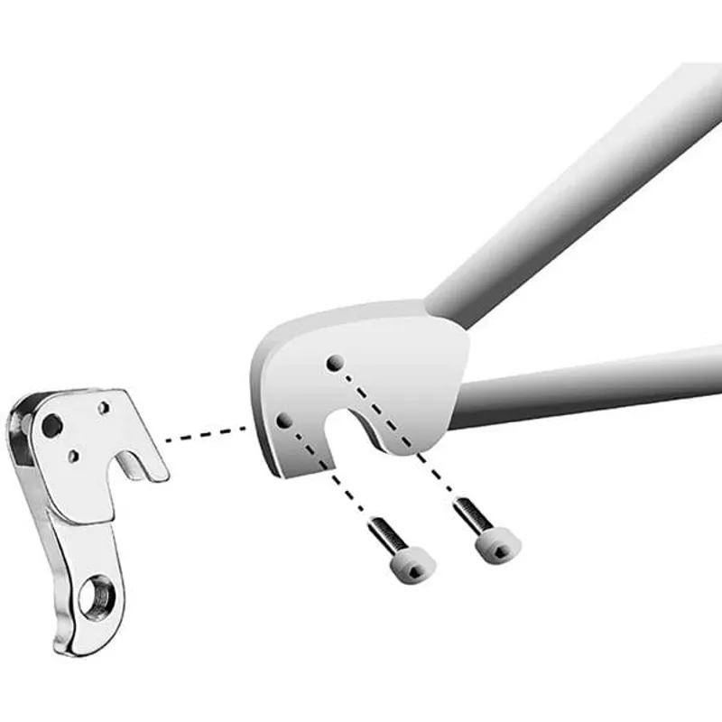 M Part Gear Hanger Cannondale in Silver-2