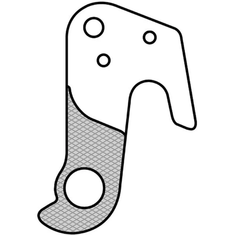 M Part Gear Hanger Cannondale in Silver-3