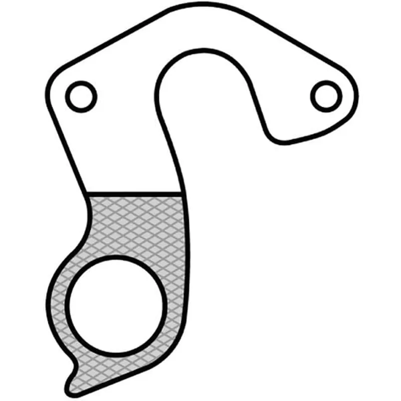 M Part Gear Hanger Cannondale in Silver-3