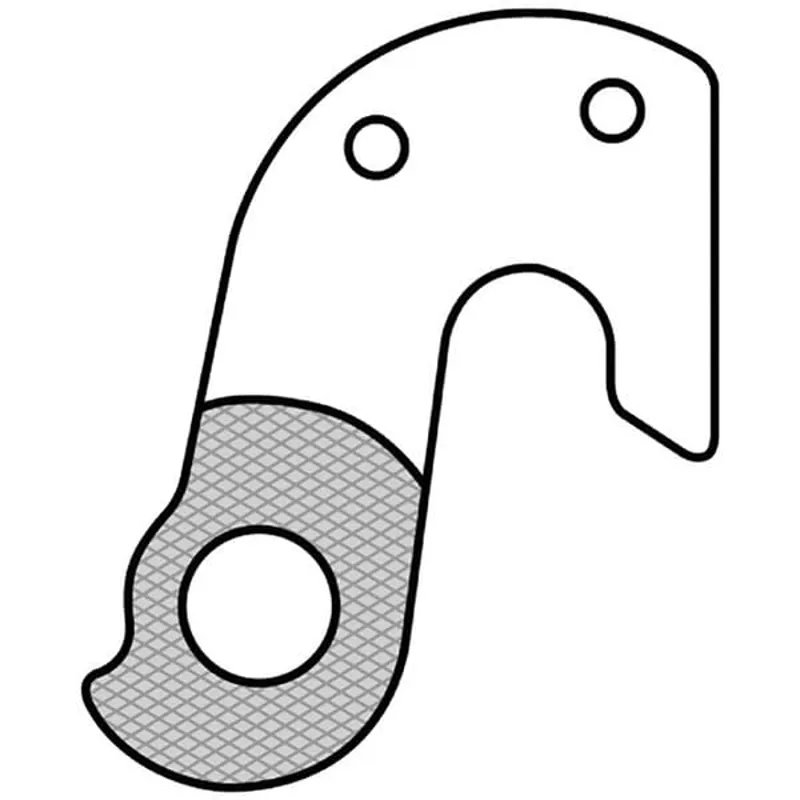 M Part Gear Hanger Cannondale in Silver-3