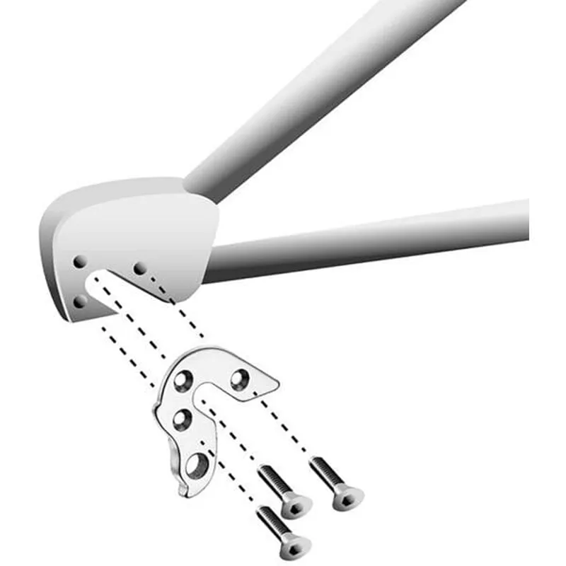 M Part Gear Hanger Eddy Merckx in Silver-2