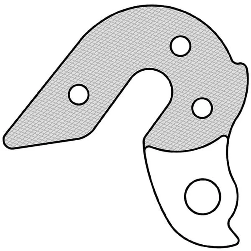 M Part Gear Hanger Eddy Merckx in Silver-3