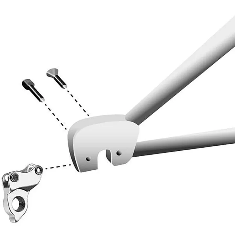 M Part Gear Hanger Cannondale in Silver-2