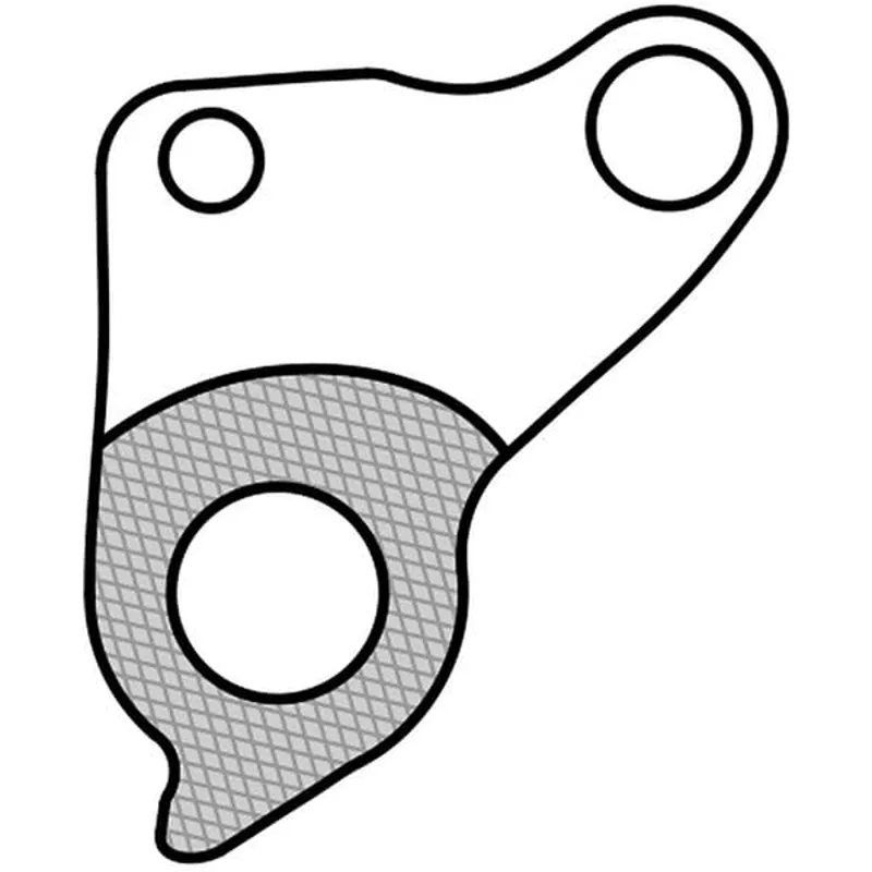 M Part Gear Hanger Cannondale in Silver-4