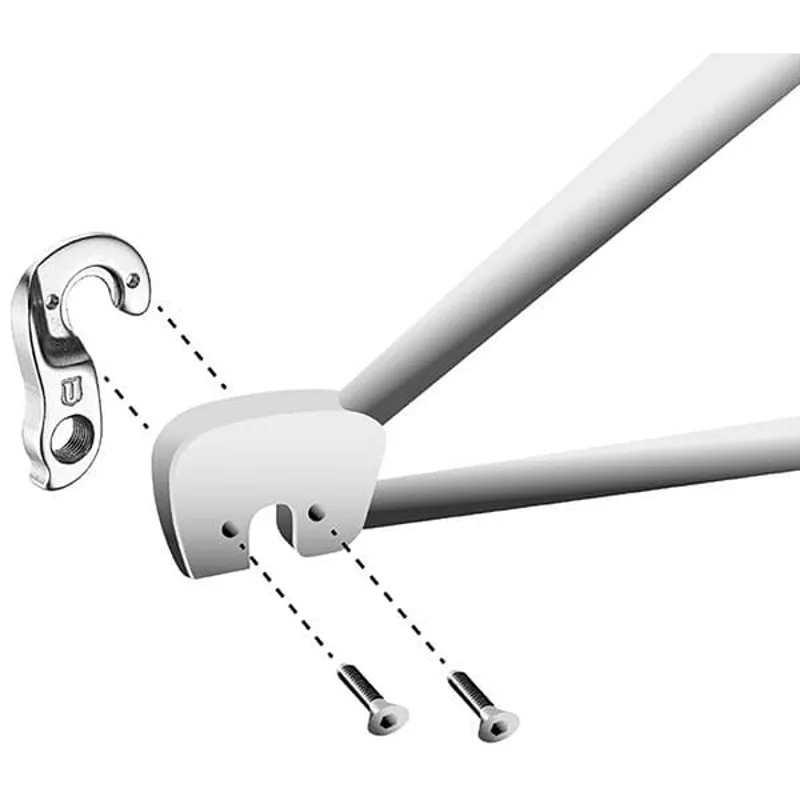 M Part Gear Hanger Trek in Silver-2