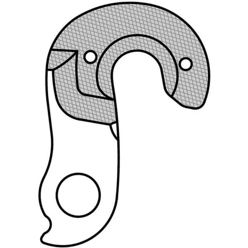 M Part Gear Hanger Trek in Silver-3