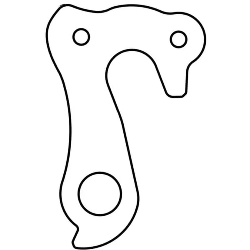 M Part Gear Hanger Lapierre Ghost in Silver-4