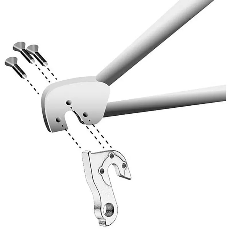 M Part Gear Hanger Lapierre in Silver-2