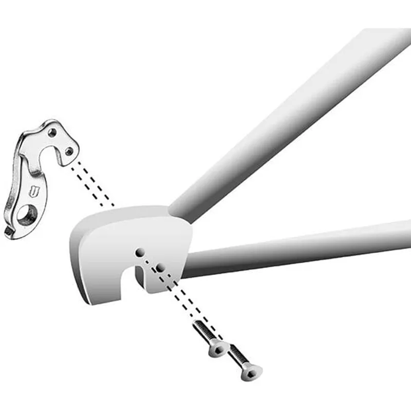 M Part Gear Hanger Ghost in Silver-2