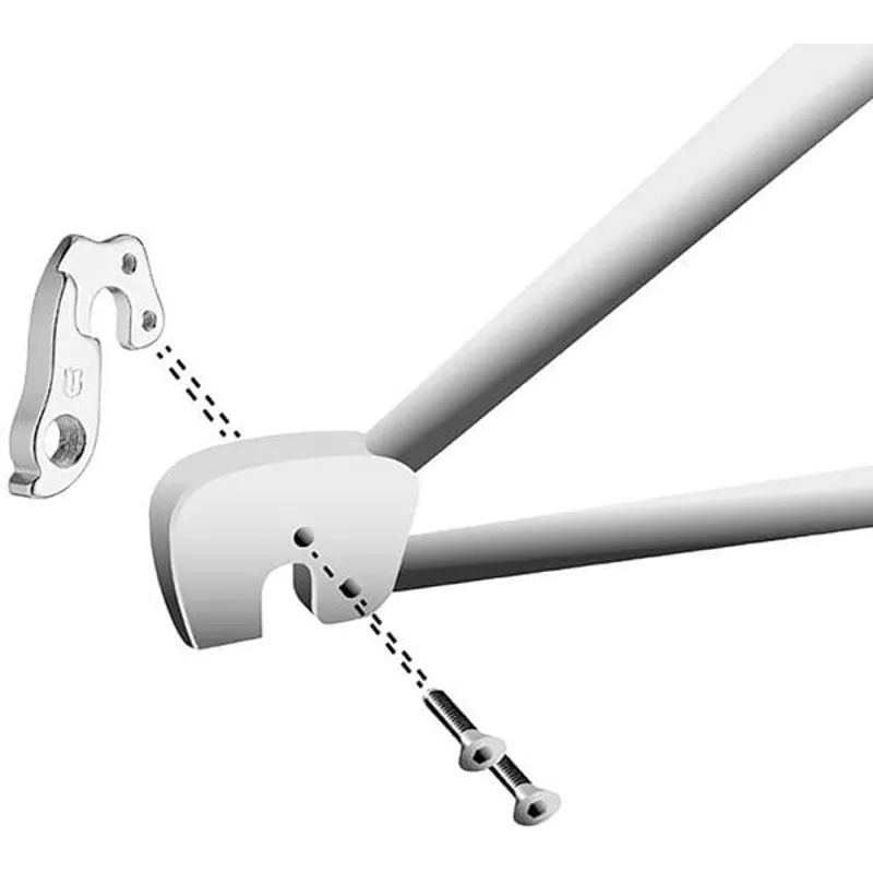 M Part Gear Hanger Ghost in Silver-2