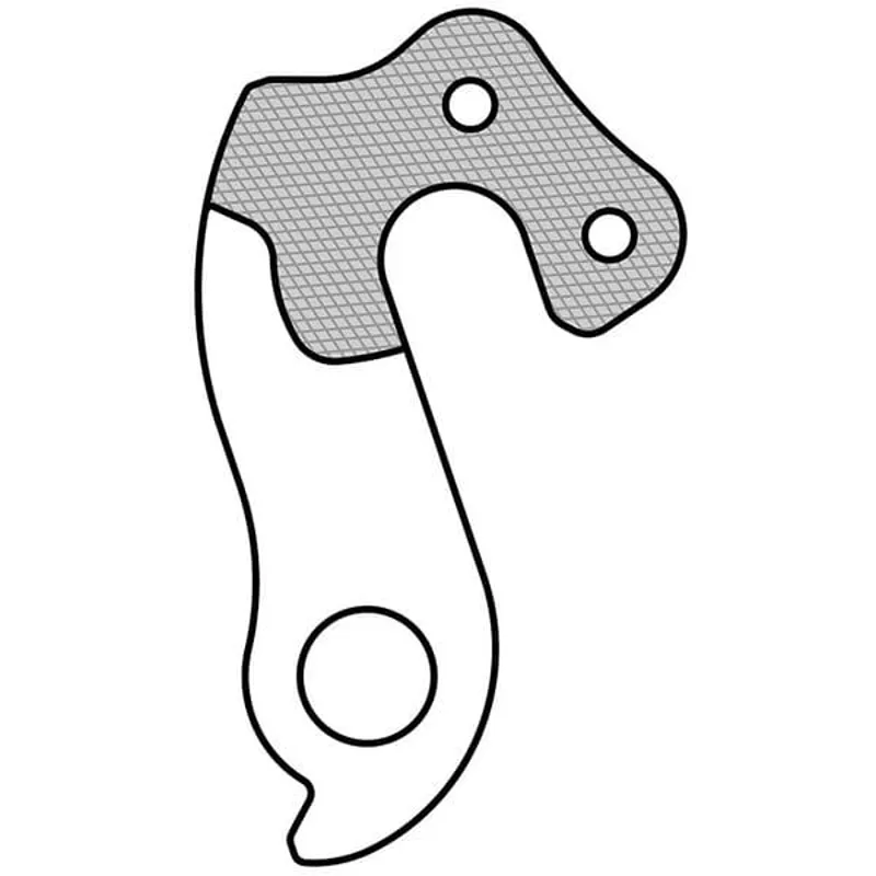 M Part Gear Hanger Ghost in Silver-3