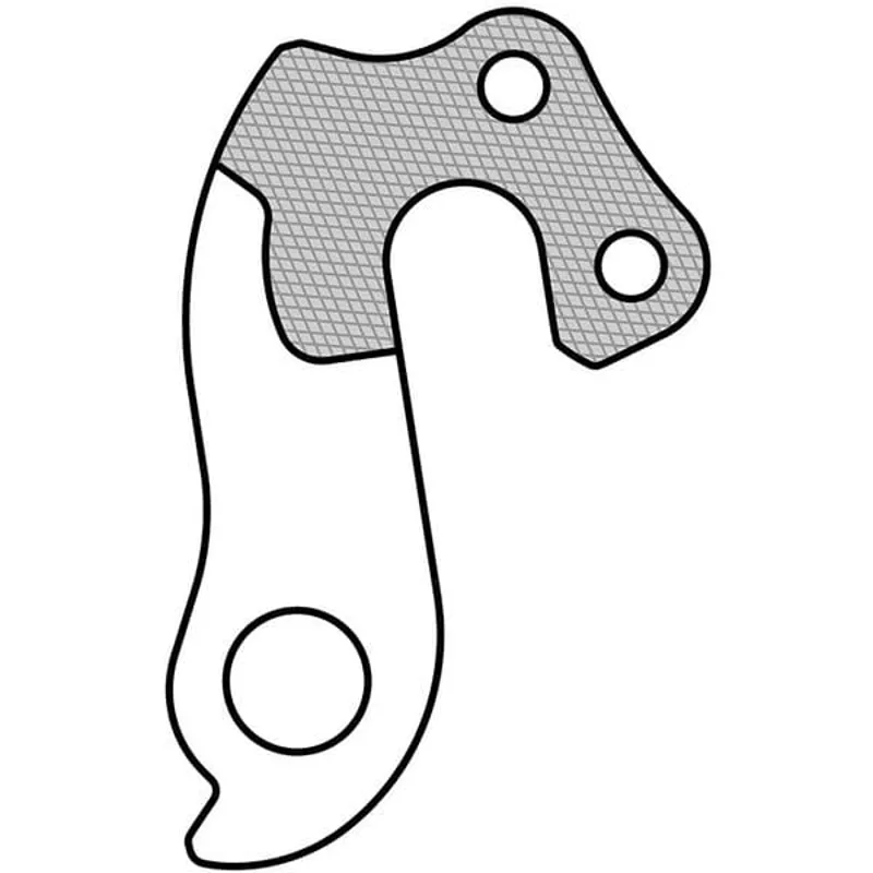 M Part Gear Hanger Ghost in Silver-3