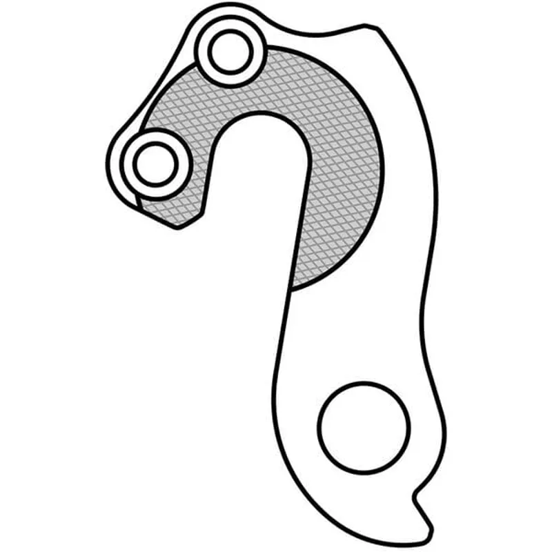 M Part Gear Hanger Ghost in Silver-4