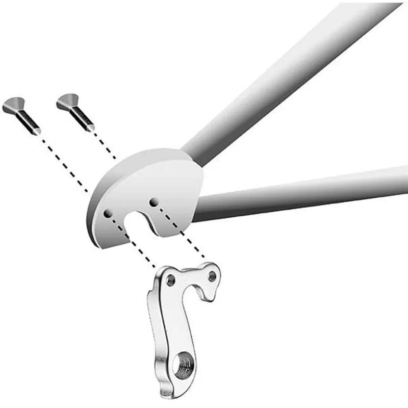 M Part Gear Hanger Ghost Hercules Winora etc. in Silver-2