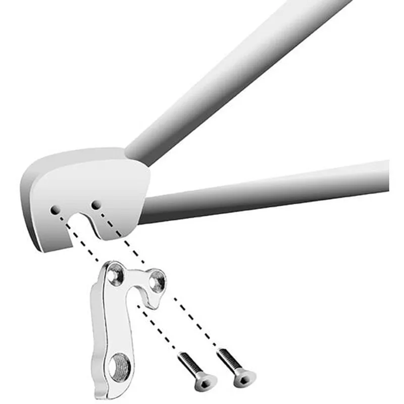 M Part Gear Hanger Ghost Hercules Winora etc. in Silver-2