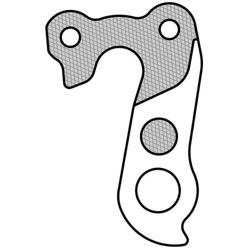 M Part Gear Hanger Ghost Hercules Winora etc. in Silver-3