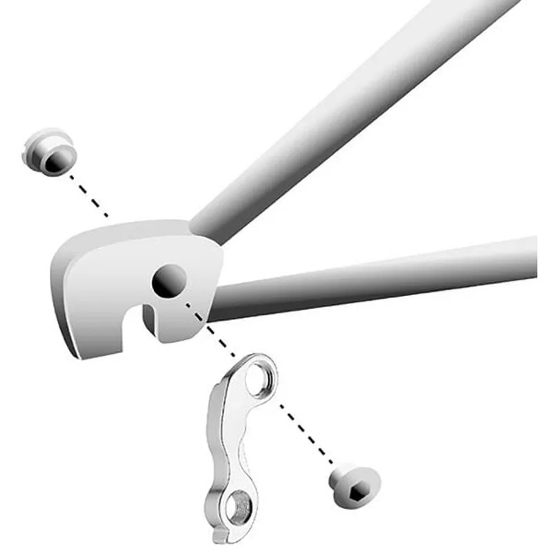 M Part Gear Hanger Bergamont in Silver-2