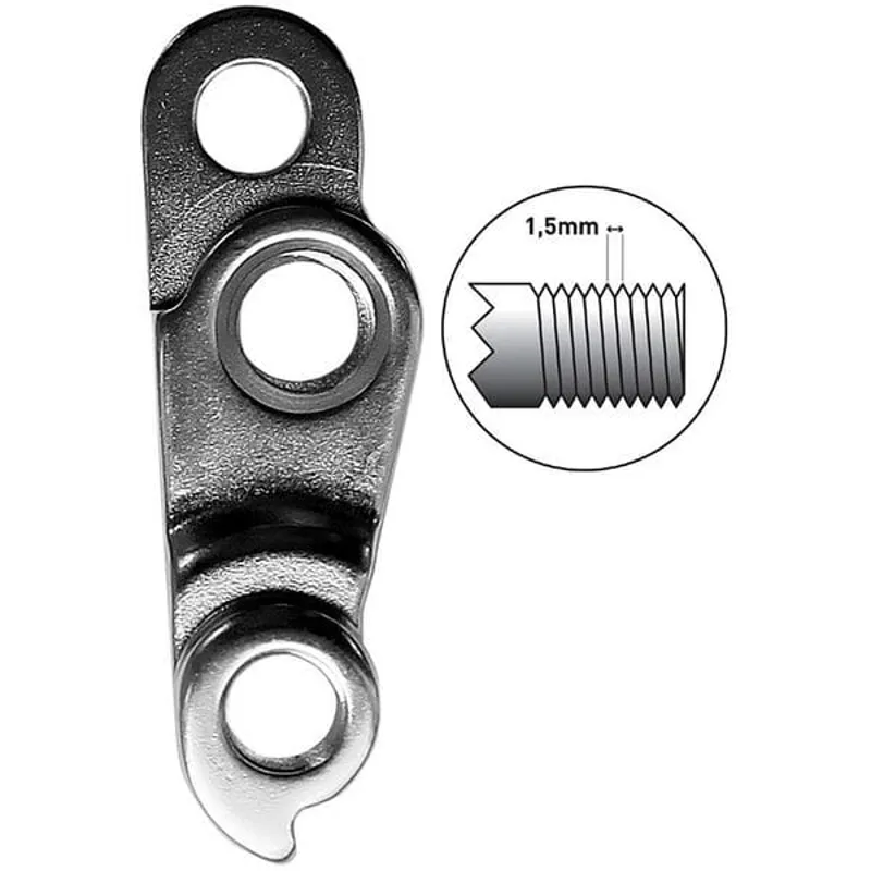 M Part Gear Hanger Direct Mount M12 1.5 in Silver-1