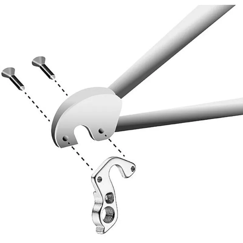 M Part Gear Hanger Cannondale in Silver-2