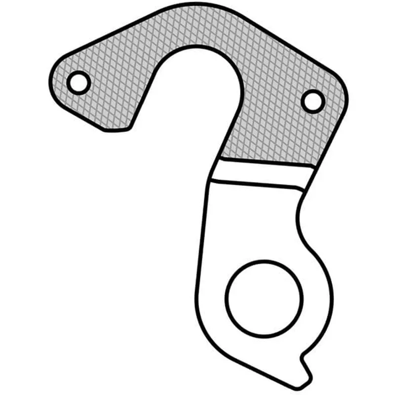 M Part Gear Hanger Cannondale in Silver-3