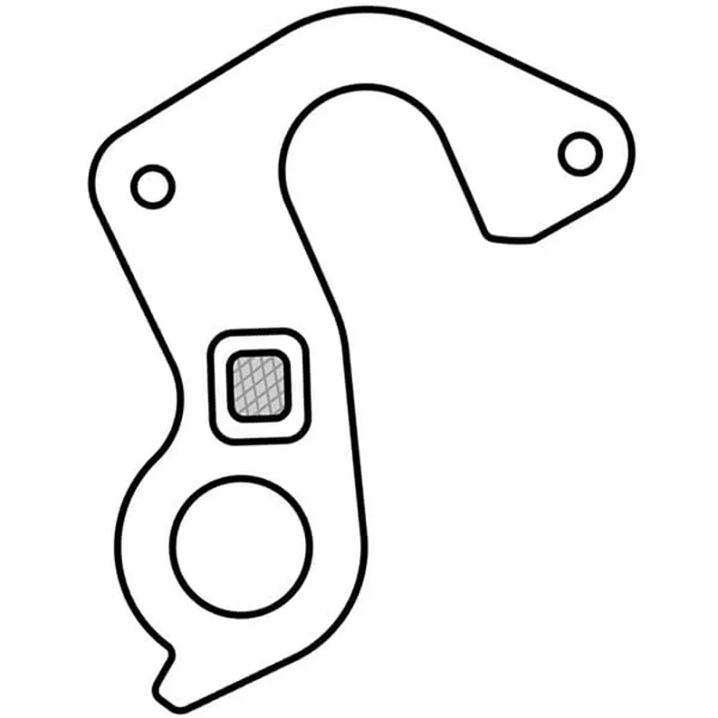 M Part Gear Hanger Cannondale in Silver-4