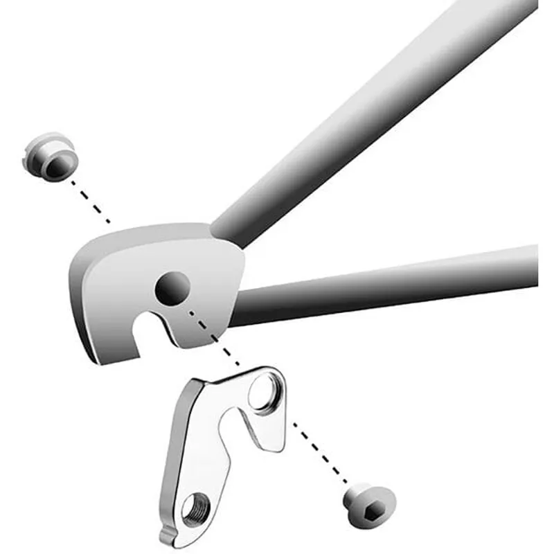 M Part Gear Hanger BH Saracen Bottechia etc.in Silver-2