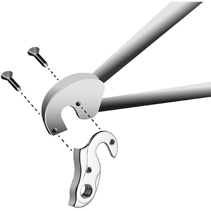 M Part Gear Hanger Colnago in Silver-2