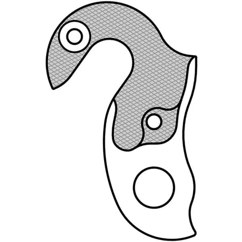 M Part Gear Hanger Colnago in Silver-3