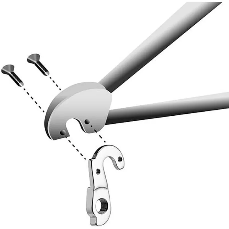 M Part Gear Hanger Wilier in Silver-2