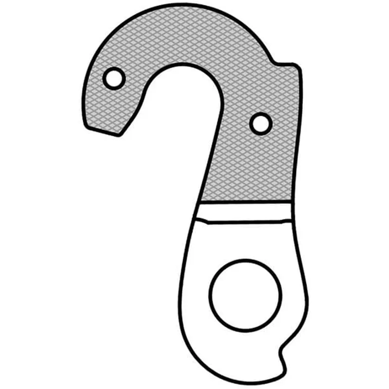 M Part Gear Hanger Wilier in Silver-3