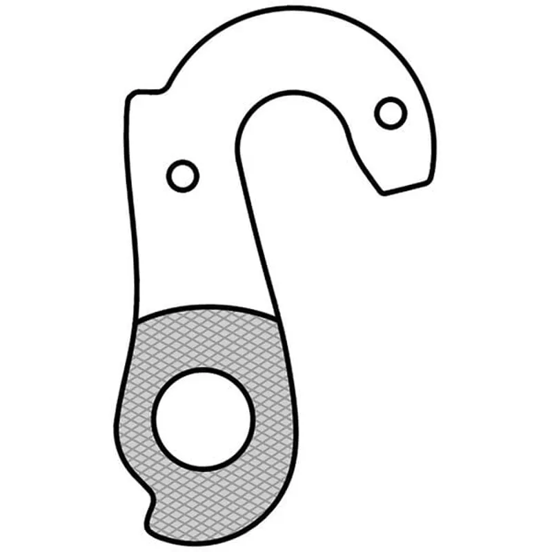 M Part Gear Hanger Wilier in Silver-4