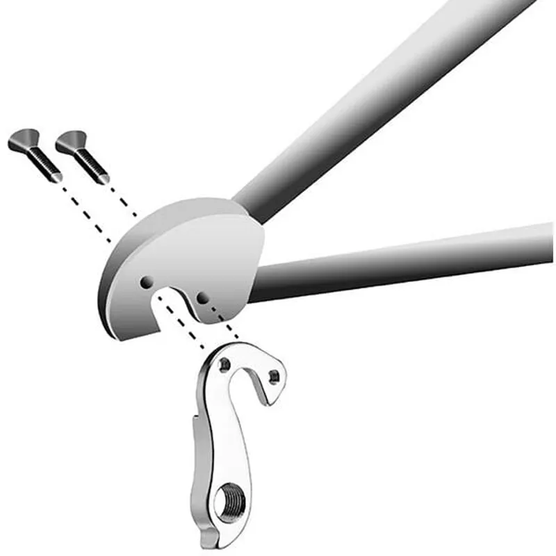 M Part Gear Hanger BH Bulls in Silver-2