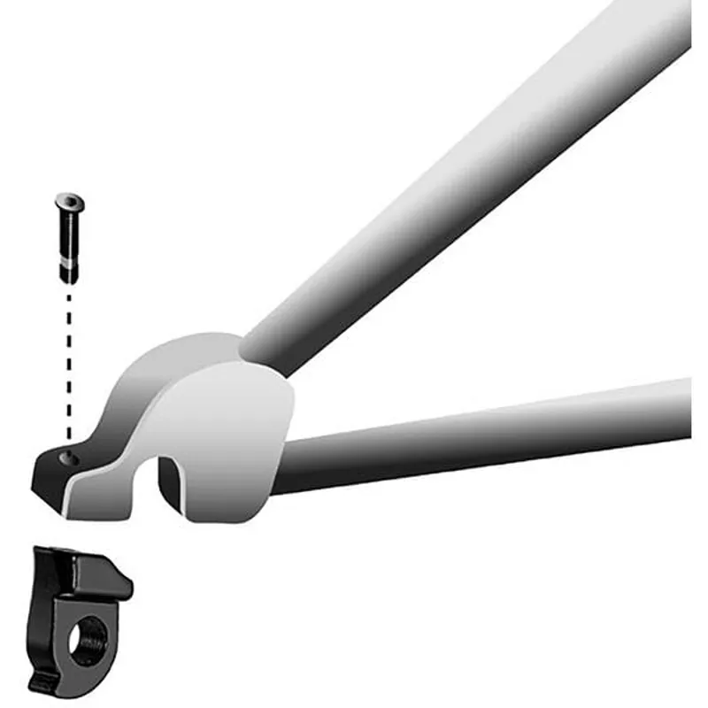 M Part Gear Hanger Lapierre in Silver-2