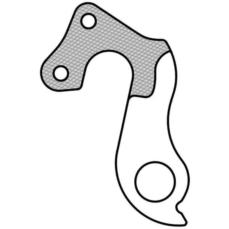 M Part Gear Hanger Focus - Raleigh - Wilier - etc. in Silver-3