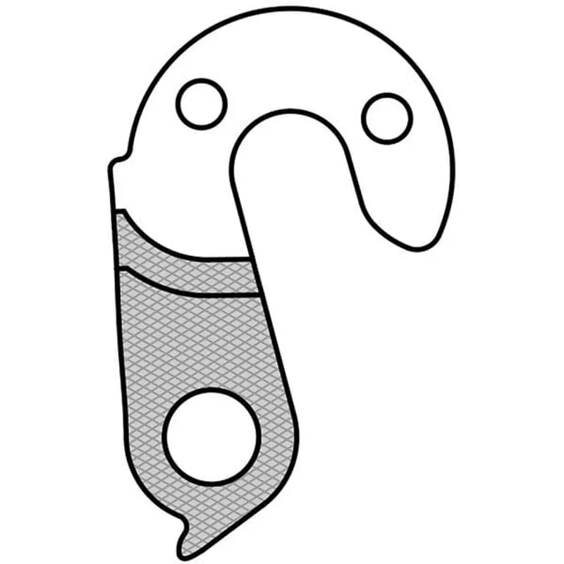 M Part Gear Hanger Lapierre in Silver-3