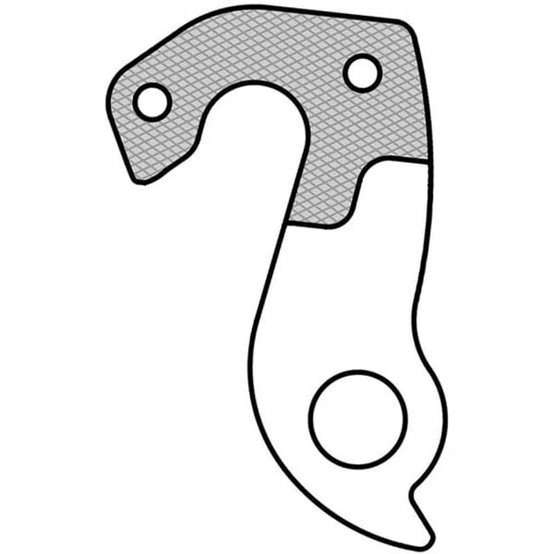 M Part Gear Hanger Haibike in Silver-3