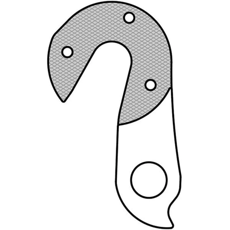 M Part Gear Hanger Pinarello in Silver-3