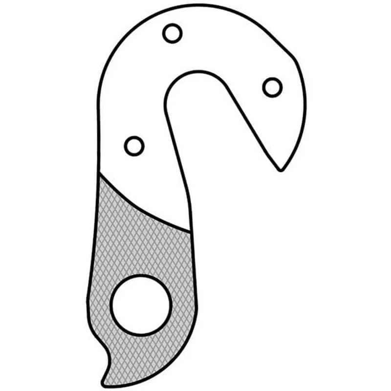 M Part Gear Hanger Pinarello in Silver-4