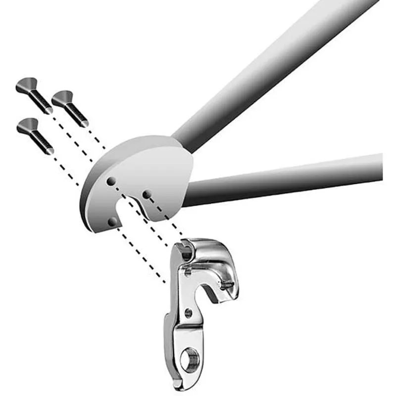 M Part Gear Hanger Wilier in Silver-2