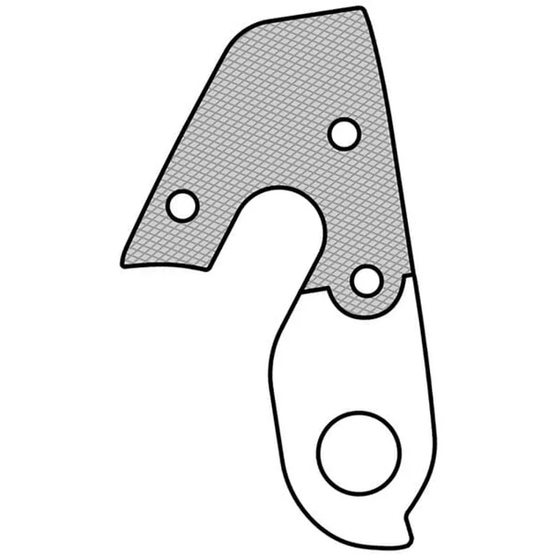 M Part Gear Hanger Wilier in Silver-3