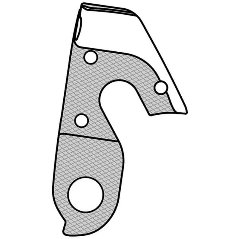 M Part Gear Hanger Wilier in Silver-4