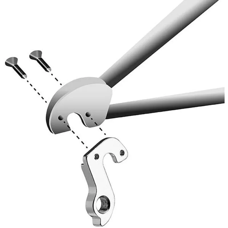 M Part Gear Hanger Haibike and Others in Silver-2