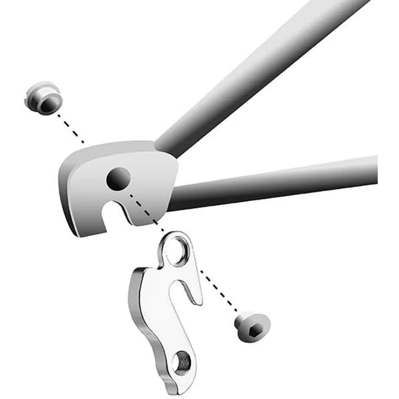 M Part Gear Hanger Wilier and Others in Silver-2