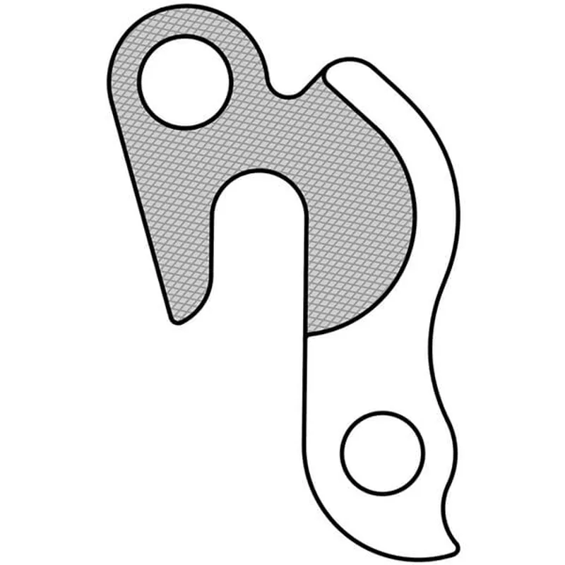 M Part Gear Hanger Wilier and Others in Silver-3