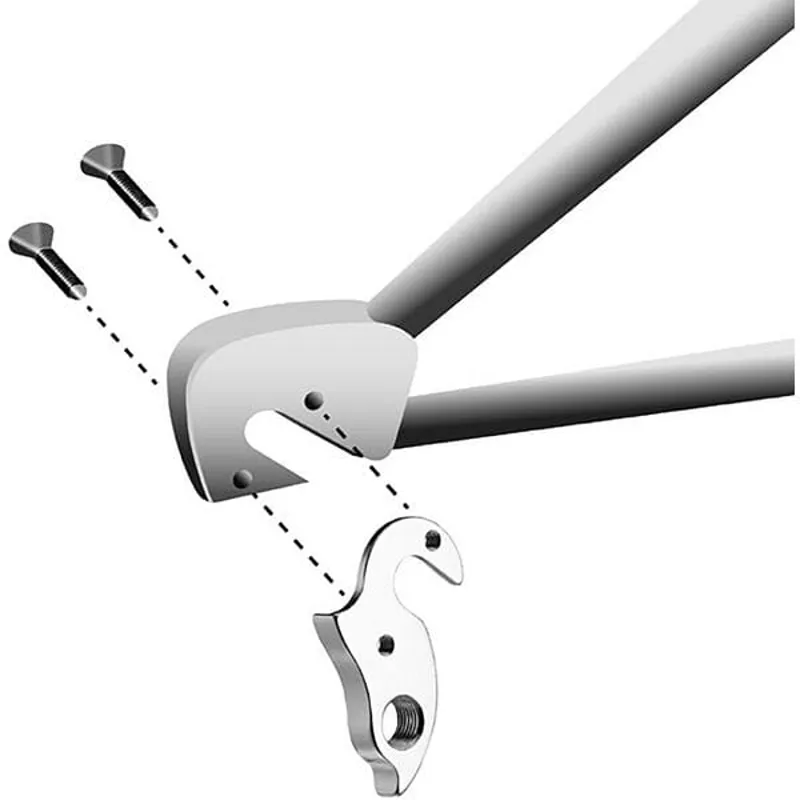 M Part Gear Hanger Centurion - Merida - Wilier in Silver-2