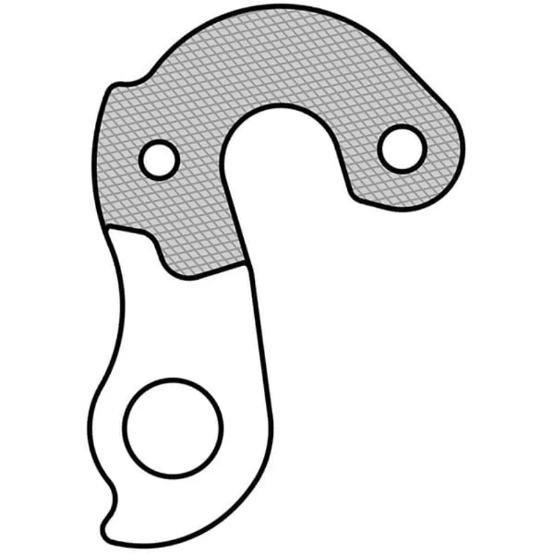 M Part Gear Hanger Lapierre - Fuji and Others in Silver-3