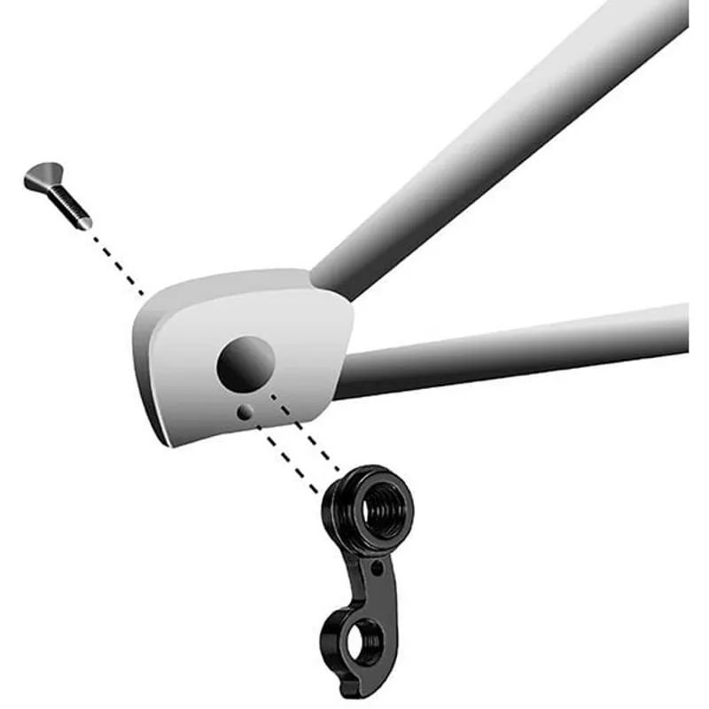 M Part Gear Hanger Haibike - GT - B'twin in Black-2