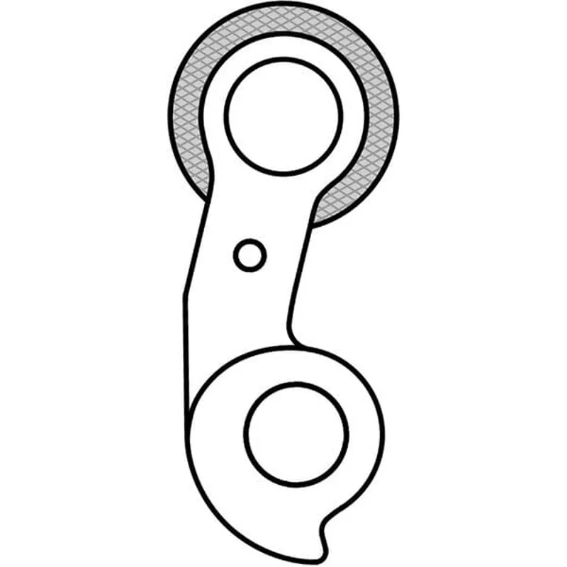 M Part Gear Hanger Haibike - GT - B'twin in Black-3